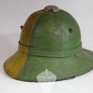 Casco coloniale giallo-verde