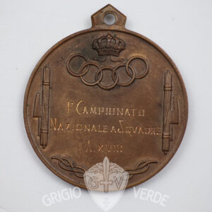 Medaglia Federazione italiana Golf 1940