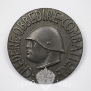Medaglione balilla g.i.l. in zama