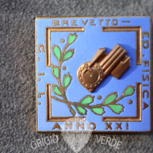 G.I.L. brevetto educazione fisica 1943