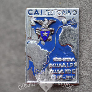 Distintivo C.A.I. Torino crociera dalle Alpi alle Ande 1934