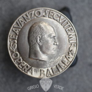Regia Zecca argento medaglione Opera Balilla