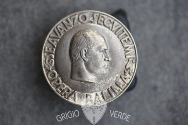 Regia Zecca argento medaglione Opera Balilla