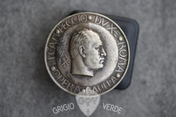 III° Campo Dux medaglione opera Balilla