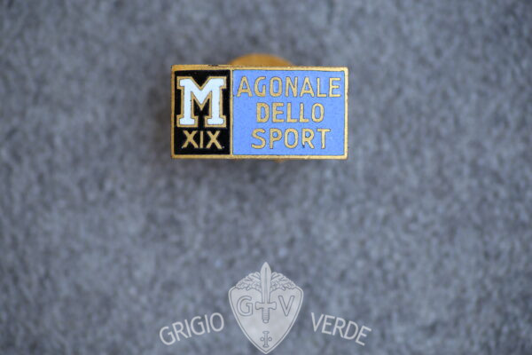 Distintivo Fascista G.U.F. Agonale dello sport 1941