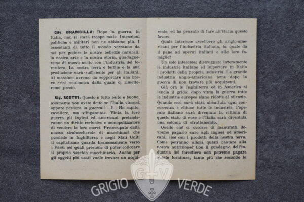 volantini R.S.I. il fariseo retro