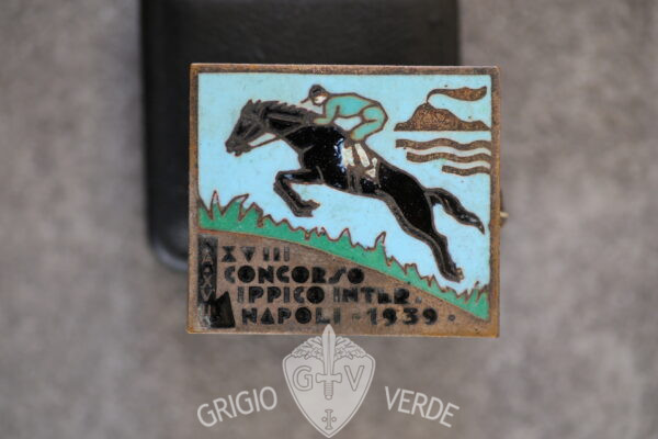 distintivo fascista concorso ippico 1959