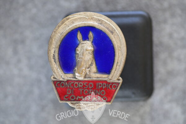 distintivo fascista concorso ippico di torino