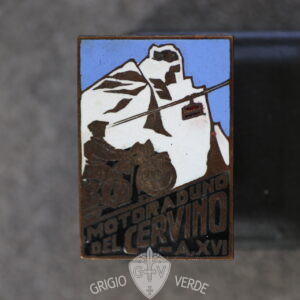 distintivo fascista motoraduno del cervino