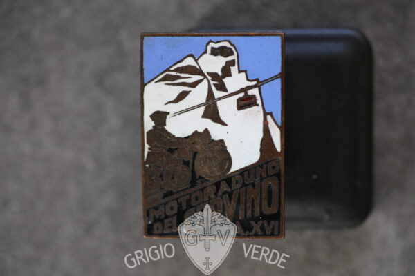 distintivo fascista motoraduno del cervino