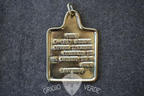 piastrino identificativo dog tags 18-C retro