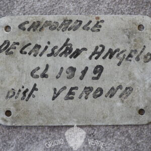 piastrino identificativo dog tags caporale cl 1919