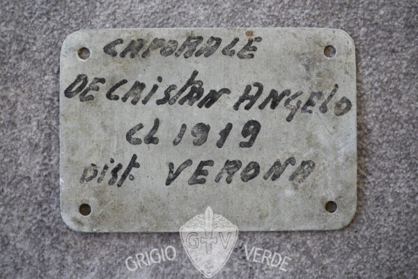 piastrino identificativo dog tags caporale cl 1919