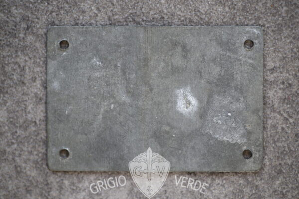 piastrina Cavalli Emilio 555 retro