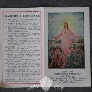 santino fascista comunione pasquale 1942
