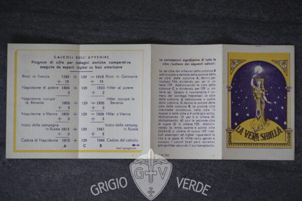 volantini S.R.I. la vera sibilla