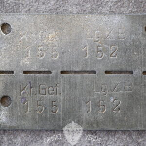 piastrina riconoscimento soldato stalag lgxb