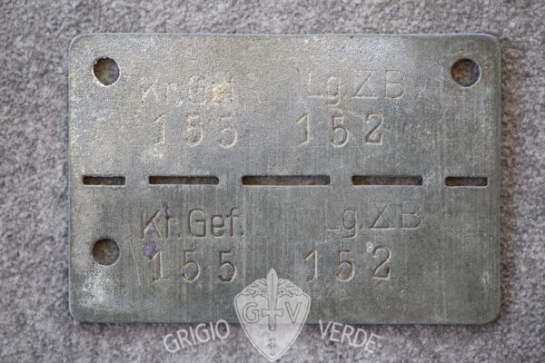 piastrina riconoscimento soldato stalag lgxb