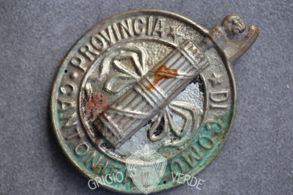 R.S.I. distintivo omerale Cantoniere provincia di Como