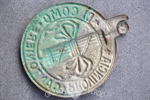 R.S.I. distintivo omerale Cantoniere provincia di Como retro