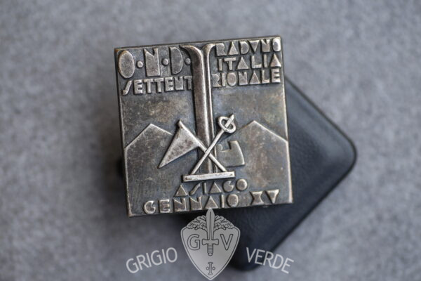 Distintivo fascista O.N.D. Asiago 1937