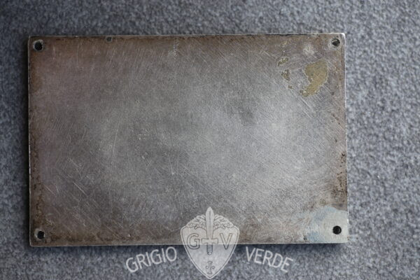Placca futurista fascista 1934 Genova III° sagra del motore retro