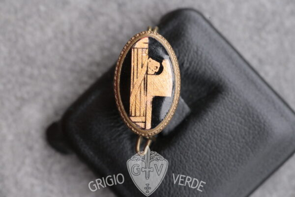 Distintivo fascista fascio littorio P.N.F. marchio raro