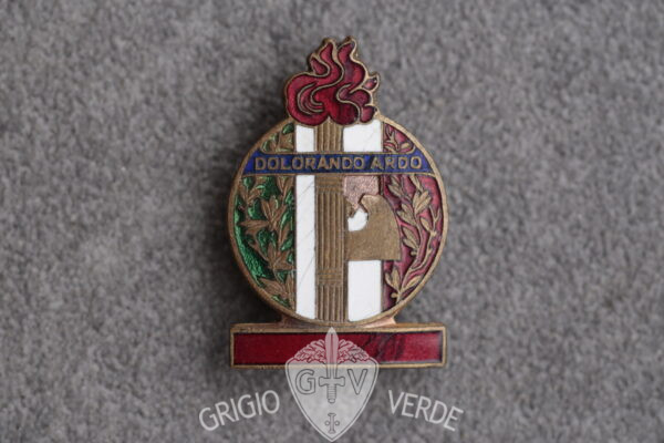 distintivo ferito per la rivoluzione dolorando ardo una barretta
