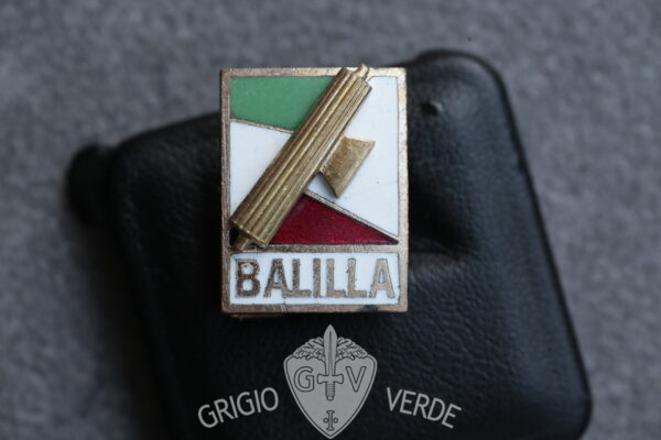 istintivo scritta balilla futurista