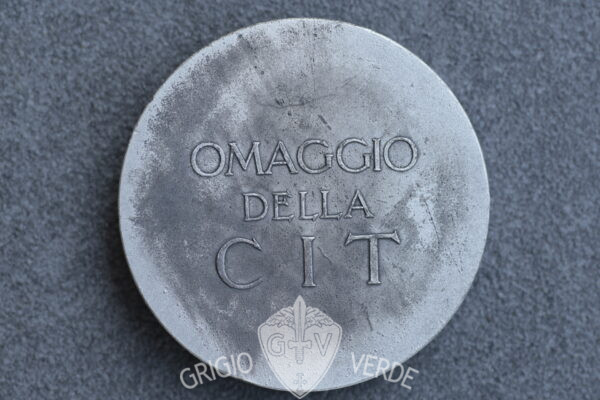 Medaglia zama Duce benito mussolini omaggio della cit r etro