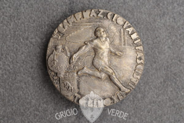 medaglione balilla V campeggio nazionale giovani fascisti Torino anno XIV anonimo var.12