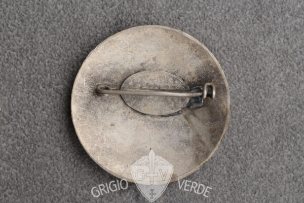 medaglione balilla V campeggio nazionale giovani fascisti Torino anno XIV anonimo var.12 retro