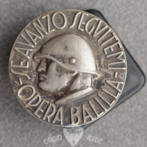 medaglione opera balilla se avanzo seguitemi anonimo var.3