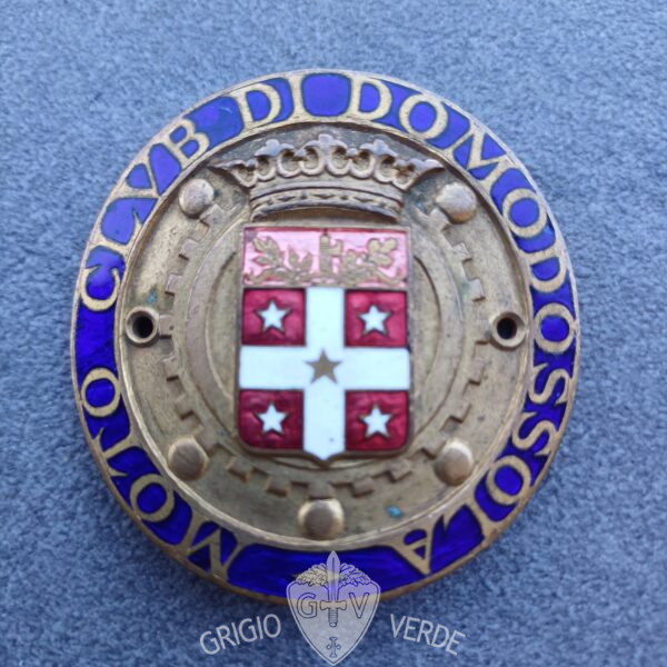 R.A.C.I. moto club di Domodossola insegna smaltata