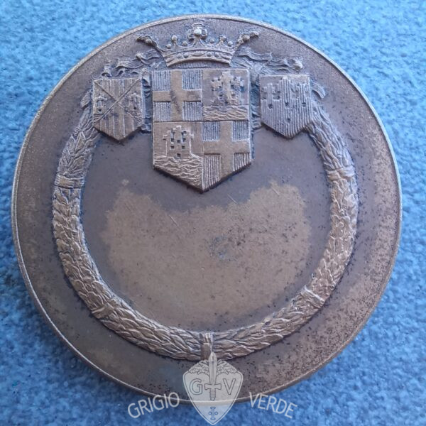 medaglione sardegna fascista Kalaris sardinia praesidium retro