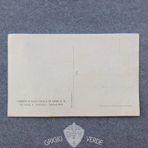 cartolina moschetto balilla retro