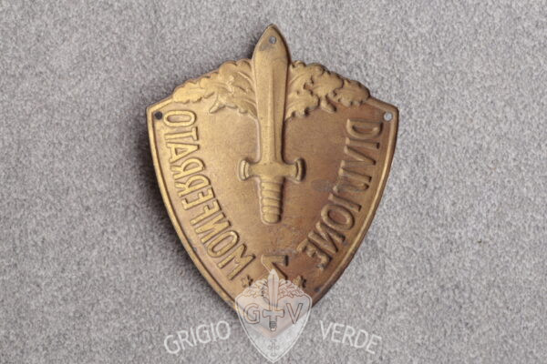 Scudetto da Braccio 3° divisione Monferrato truppa retro