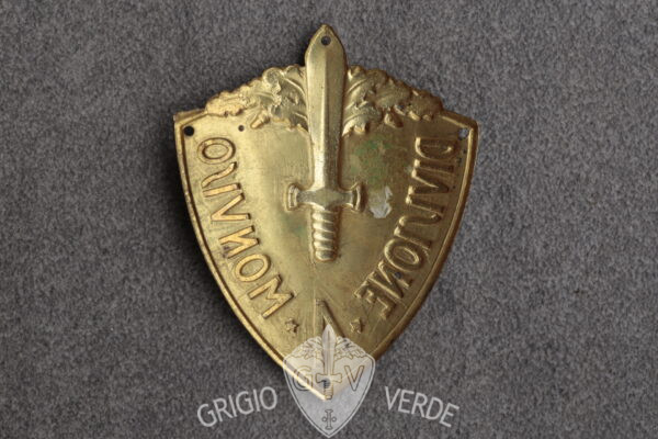 Scudetto da Braccio 4° divisione Monviso truppa retro