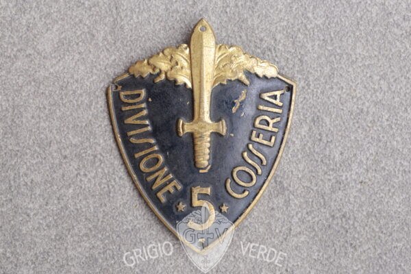 Scudetto da Braccio 5° divisione Cosseria truppa