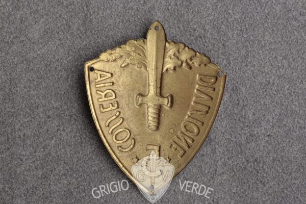 Scudetto da Braccio 5° divisione Cosseria truppa retro