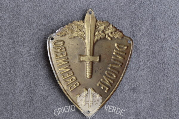 Scudetto da braccio 11° divisione fanteria Brennero retro