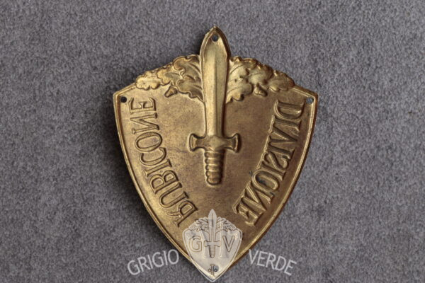 Scudetto da braccio 17° divisione fanteria Rubicone retro