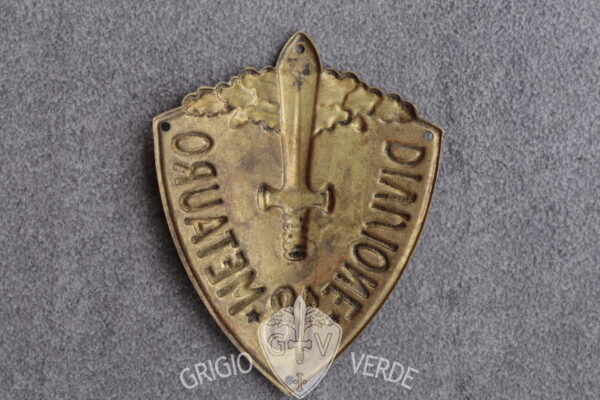 Scudetto da braccio 18° divisione fanteria Metauro retro