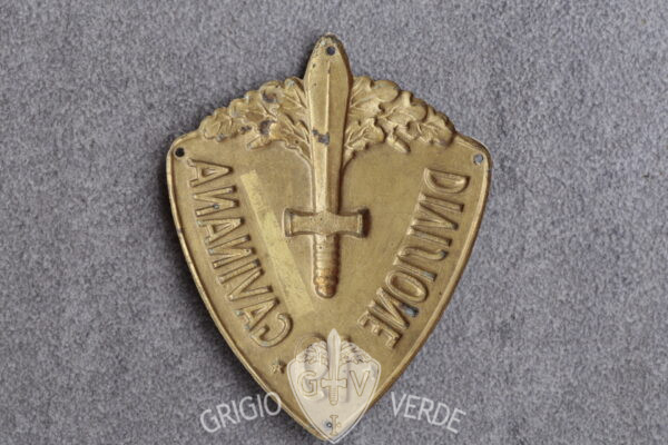 Scudetto da braccio 19° divisione fanteria Gavinana retro