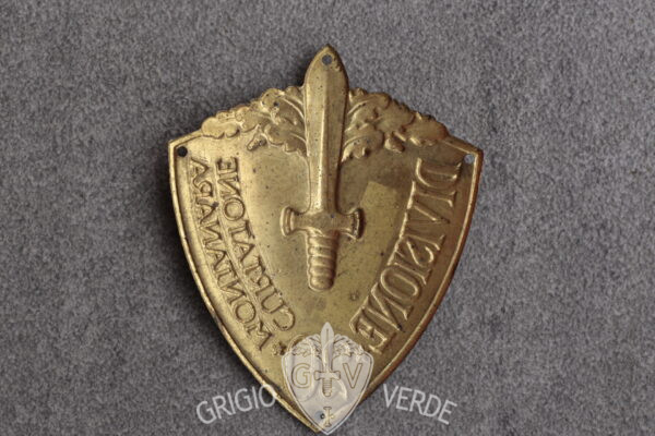 Scudetto da braccio 20° divisione fanteria Curtatone Montanara retro