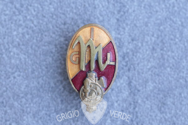 distintivo gioventù italiana littorio variante m saldata