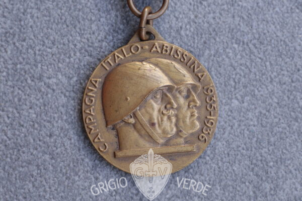 medaglia 7° reggimento genio guerra italo abissina 1935-1936 duce re