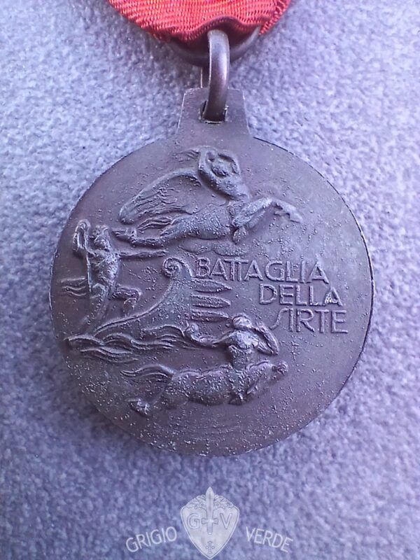 medaglia battaglia della Sirte retro