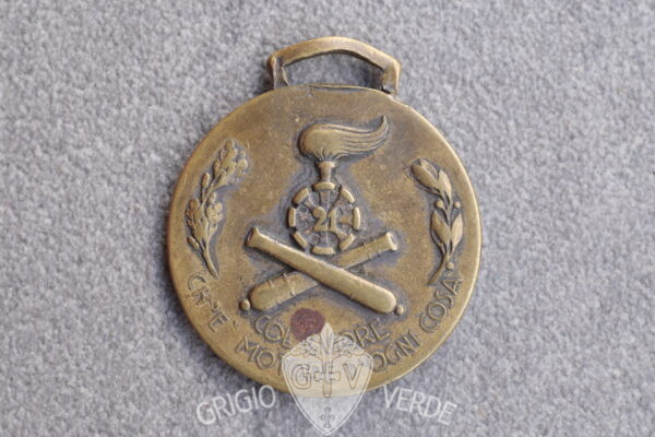 medaglia coloniale 21° reggimento artiglieria motorizzata 1936 A.O.I. retro
