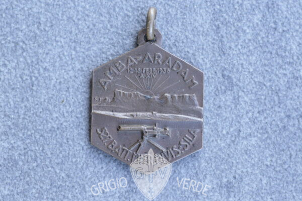 medaglia coloniale 527 battaglione mitraglieri divisione sila amba aradam